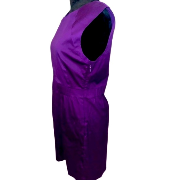 Theory Rich Purple Midi Dress - Picture 5 of 6
